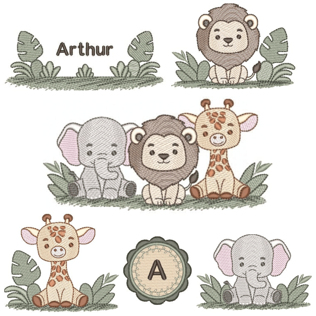 Pacote de Matrizes Safari